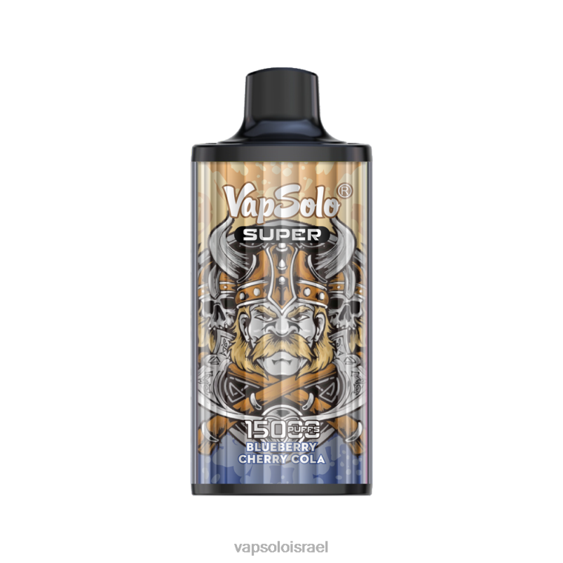VapSolo SUPER ואפי חד פעמי קולה דובדבן אוכמניות H24ZV15 - Vapsolo Flavours