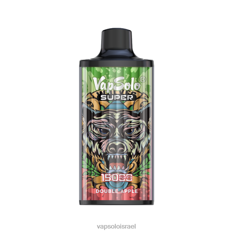 VapSolo SUPER ואפי חד פעמי תפוח כפול H24ZV17 - Vapsolo Vape