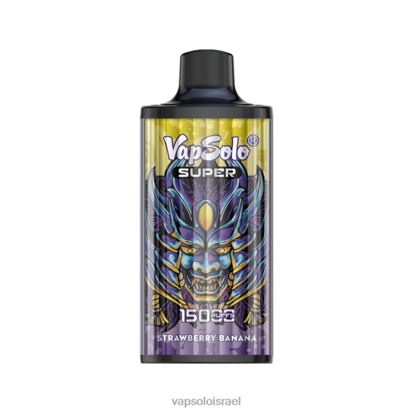 VapSolo SUPER ואפי חד פעמי בננה תות H24ZV22 - Vapsolo Israel