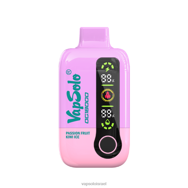 VapSolo DG18000 ואפי חד פעמי קרח קיווי פסיפלורה H24ZV52 - Vapsolo Israel